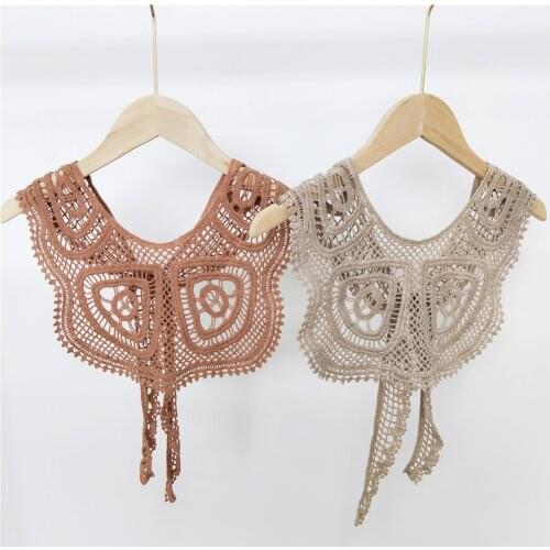 Autumn winter scarf Fashion Women Bud silk scarf red white Little flowers with tassels foulard hollowed scarf lace A023