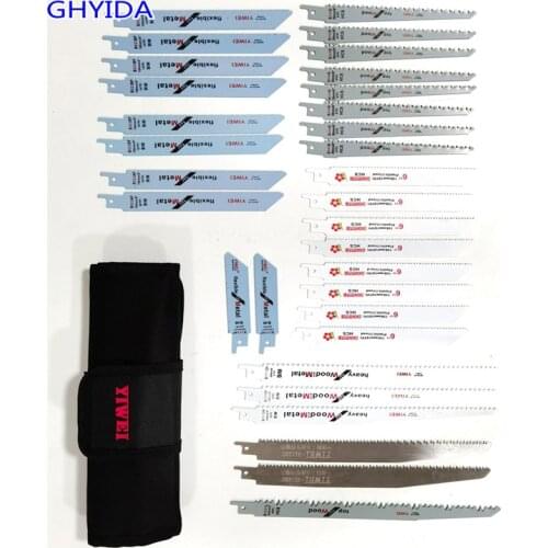 32pcs Jig Saw Blades Reciprocating Saw Blade Hand saw Saber Saw blade For Wood Metal Reciprocating Saw Power Tools Accessories
