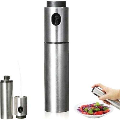 100ml Stainless Steel Oil Sprayer kitchen accessories Olive Pump Spray Bottle Oil Sprayer Pot Cooking Tool Sets kitchen Tools