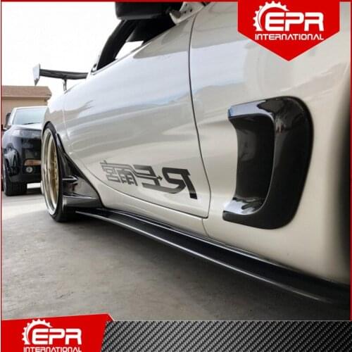 RE Style Fiberglass Fender Big Outlet Duct RX7 FRP Fiber Glass Wheel Arch Flare Side Air Vent For Mazda RX-7 FD3S