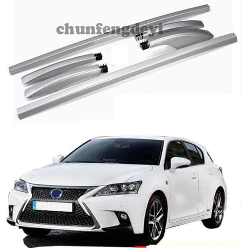 For Lexus CT200H 2012-2015 Silver Aluminum Car Top Roof Rack Luggage rack Carrier