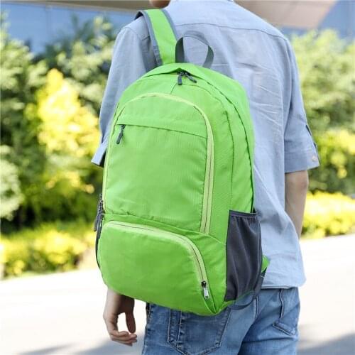 Collapsible Backpack Travel High Capacity Clothes Cosmetics Organize Rucksack Weekend Goods Storage Bag Accessories Supplies