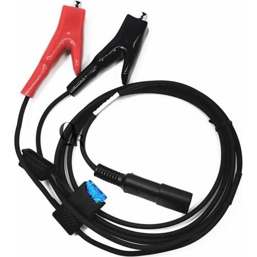 High Good Quality TOPCON A00400 Cable With Heavy Duty Alligator Clips Wired To Female SAE 2-pin Connector Cable