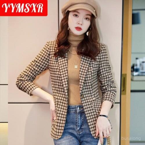 High Quality S-4XL Plus Size Womens Winter New Style Womens Long-sleeved Professional Small Suit Formal Wear female Jacket