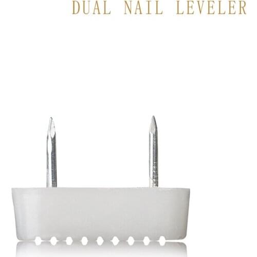 Chair Desk Cabinet etc Furniture Dual Nail white plastic Levelers Glide