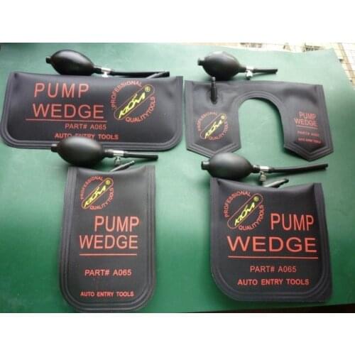 4pcs/lot Best Original klom locksmith tools black air pump wedge Professional Diagnostic Tool
