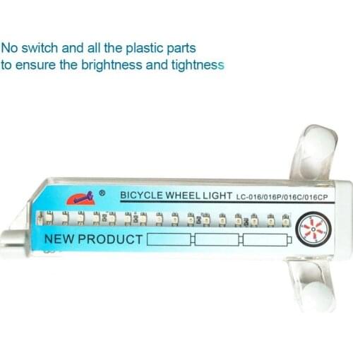 80%HOT 32LED DIY Bicycle Light Colorful Bike Wheel Spoke Light Cycling Tire Signal Lamp