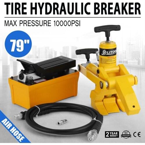 VEVOR Hydraulic Tire Changer Car Truck Tire Changer 5" Tractor Truck Farm Equipment Hydraulic Bead Breaker Tire Changer