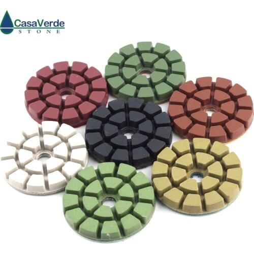 Free shipping wet diamond floor polishing pads 3 inch 80mm for polishing granite concrete marble floor abrasive pad