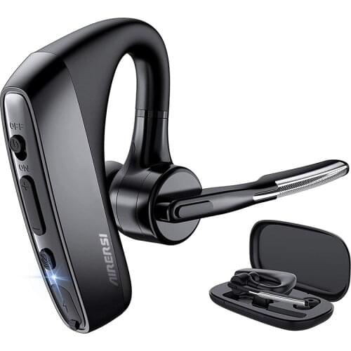 Newest K18 Bluetooth Headset Wireless Earphones Noise Reduction Handsfree Headsets With HD CVC8.0 Dual Mic For All Smart Phones