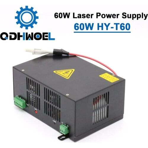 Co2 Laser Power Supply 60w For Laser Engraving And Cutting machine HY-T60