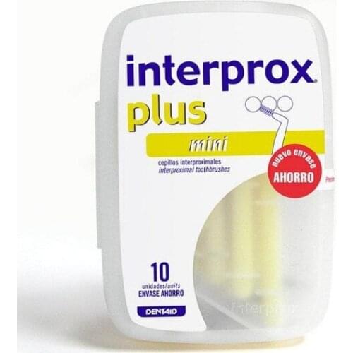 CEPILLO ESPACIO INTERPROXIMAL INTERPROX PLUS MINI ENVASE AHORRO 10 U