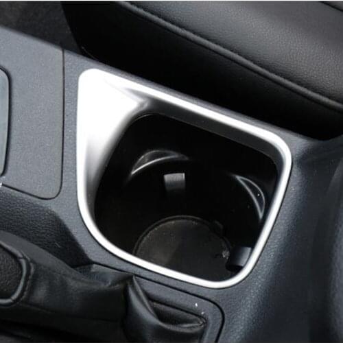 For Toyota RAV4 RAV 4 2016 2017 2018 ABS Matte Water Coffee Drink Cup Holder Frame Decorative Cover Trim Car Interior Styling