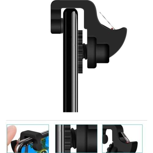 Metal ABS For PUBG Game Controller Mobile Phone Gamepad Mobile Joystick Trigger Aim Shooting L1 R1 Key Button For IPhone Android