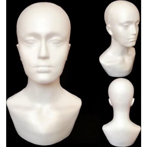 Foam Male Display Mannequin Head Dummy Wigs Hat Scarf Stand Model