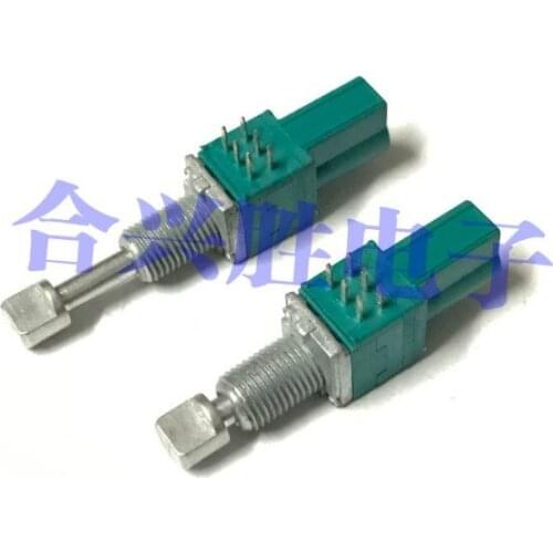 Precision potentiometer with lock device push and pull shaft RK097121TD57 B-103 shaft 25mm double B10K amplifier audio switch