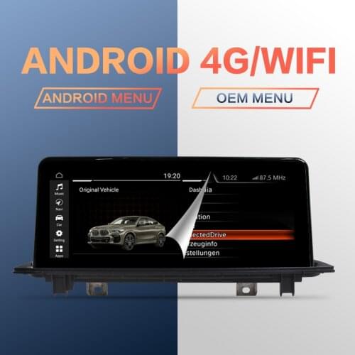 Nunoo 10.25" Qualcomm 8core CPU 4G Ram 64g Rom Car GPS Video Interface Android 10 For BMW 1 Series F20 F21 Touch Screen