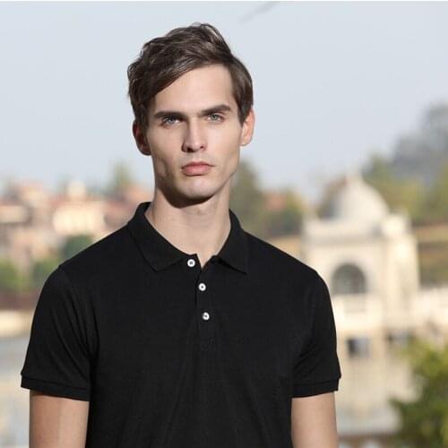 Polo Shirt Men kisd Brand Short Sleeve Clothing Wine Fashion Lapel casual collar slim fit plus size children Business Luxury