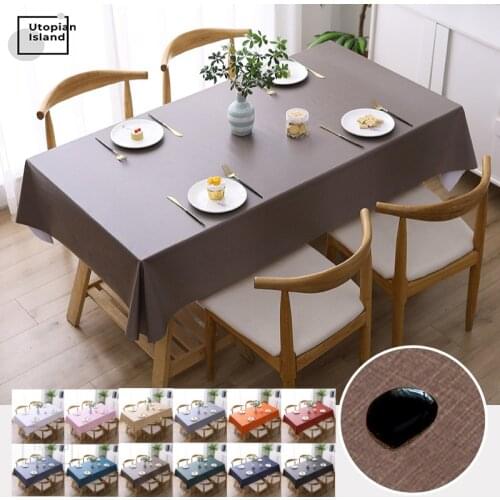 Silicon Table Cover PVC Tablecloth For The Table Mantel Mesa Rectangular Tablecloth Waterproof Oilcloth Plasticized Tablecloths