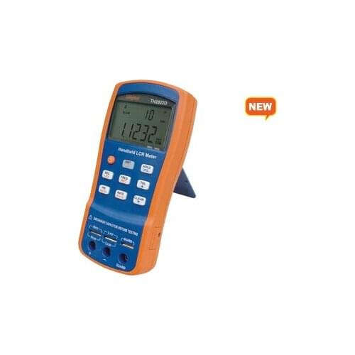 Tonghui TH2822D Handheld LCR Meter 0.1% Accuracy Test Signal Frequency 100Hz 120Hz 1kHz 10kHz