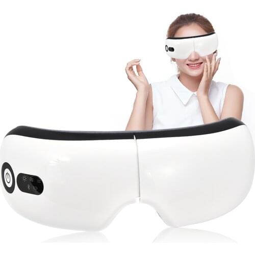Smart Airbag Vibration Eye Massager Eye Care Instrument Hot Compress Support Bluetooth Eye Fatigue Massage Glasses