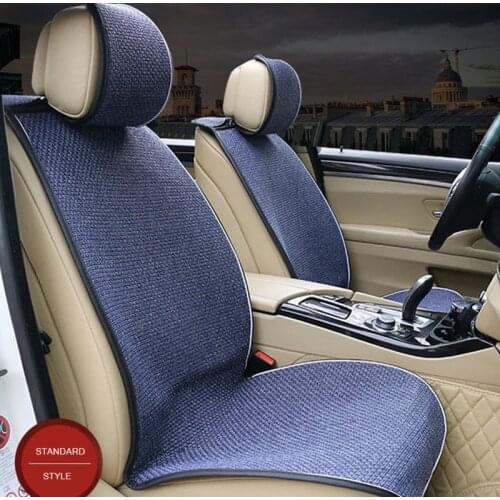 Universal Linen Fabric Car Seat Cover for bmw e46 e90 accessories mazda 3 toyota chevrolet cruze peugeot 307 208 car decoration