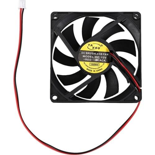 DC 12V 0.18A 2 Pin Connector PC Computer Case Cooling Fan 80x80mm