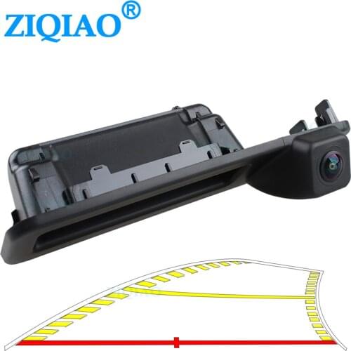 ZIQIAO for BMW X1 F48/ X3 F25/ 3 Series F30 F80 F31 F34 2018 2019 2020 Fisheye Lens Trunk Handle Rear View Camera HS308