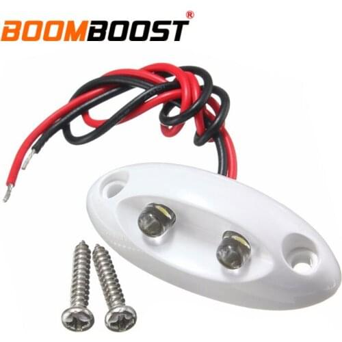 1 PCS 12V 120 degree White LED Navigation Light RV Cold Cool White Lamps For Boat/Marine/Caravan Corridor Walkway Courtesy Light