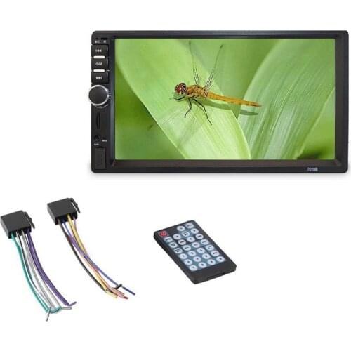 7 Inch Double 7018B 2 DIN Car FM Stereo Radio MP5 Player TouchScreen Multimedia player MP5 Player USB FM