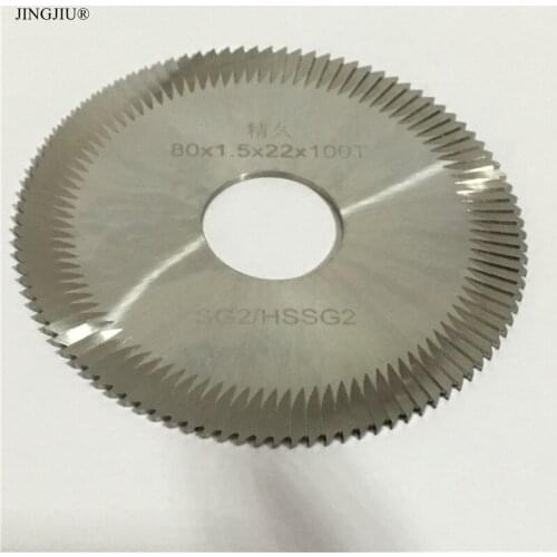 Side Milling Cutter FP21(SG2)80x1.5x22x100T for JMA ATLANTA TOPEKA Key Cutting Machine
