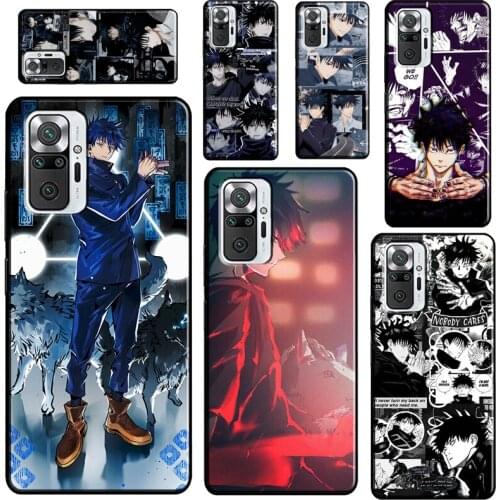 Jujutsu Kaisen Fushiguro Megumi For Xiaomi Redmi Note 10 Pro 7 8 9S 8T Note 9 Pro Case For Redmi 9C 9T K40 9A Back Cover