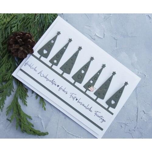 New Christmas tree edge Metal Cutting Dies Stencils DIY Scrapbooking Paper/photo Cards Embossing Dies
