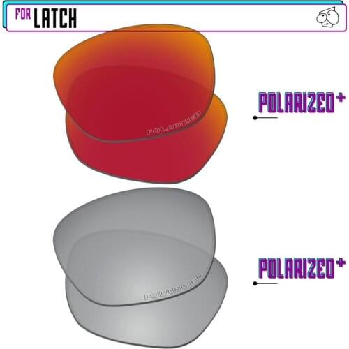 EZReplace Polarized Replacement Lenses for - Oakley Latch Sunglasses - Sir P Plus-RedP Plus