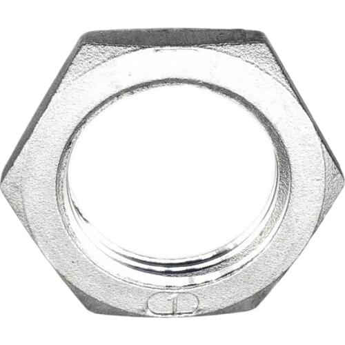 1/4" 3/8" 1/2" 3/4" 1" 1-1/4" 1-1/2" BSP Female Thread 316 Stainless Steel Hex Lock Nut Pipe Fitting Connector