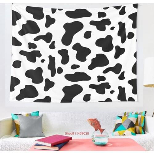 Cow print tapestry Boho Tapestry Wall Hanging Tapestries Bedspread Wall Art Blanket Throw Towel Window Curtain