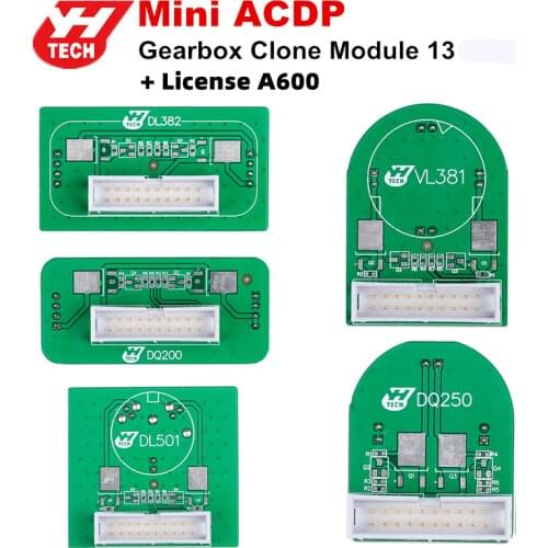 Yanhua ACDP Gearbox Clone Module 13 for V-W for Audi DL501(0B5) /DL382(0CK) /DQ250(02E/0D9) /VL381(0AW) /DQ200(0AW/0CW)