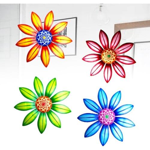 Metal Flower Wall Art Decorations Special Hanging Art Sculptures for Indoor Outdoor Decorartions ALI88