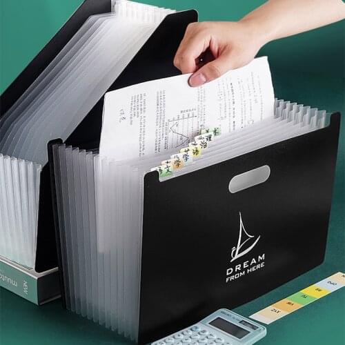 Desktop File Folder A4 Paper Organizer Storage Holder Multilayer Expanding Box Business File Office Supplies Document Holder