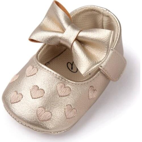 Baby Girl Princess Shoes Toddler Non-slip Flat Soft-Sole Cotton Rubber Crib Lovely Butterfly-knot Infant First Walkers