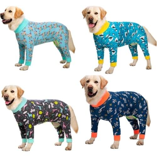 Large Dog Clothing Pajamas Jumpsuit Big Dog Clothes Outfit French Bulldog Corgi Samoyed Husky Labrador Golden Retriever Costume