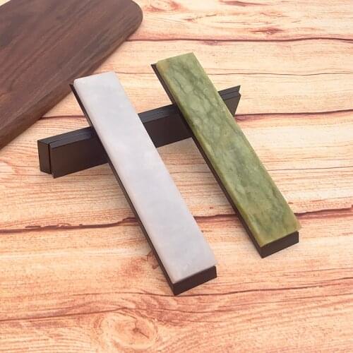 Sharpening stone knife sharpener Natural agate Sharpening system base Outdoor blade sharp kitchen grinding water whetstone bar