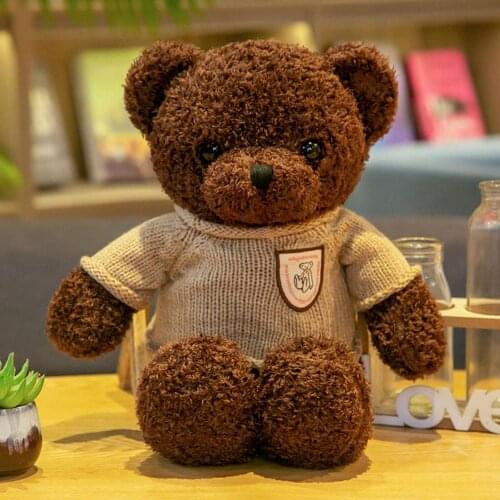 38CM teddy bear stuffed toys plush dolls cloth dolls wedding celebration Decoration birthday Christmas gift