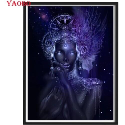Full Square Drill Diamond Painting Fantasy Woman 5D Diamond Embroidery Rhinestone Kit Mosaic Cross Stitch Home Decoration