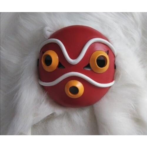 Princess Mononoke San Mask Mononoke Hime Mask Miyazaki Hayao Japanese Anime Cosplay Props Helmet