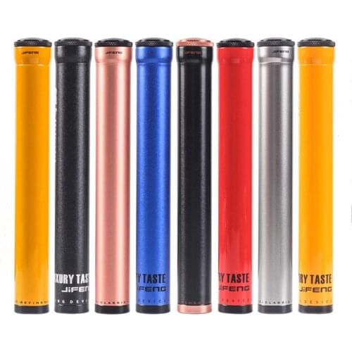 Cigar Tube Portable Cigar Cover Aluminum Single Tube Cuban Travel Moisturizing Tablets Humidor Smoking Accessories