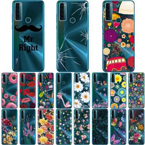 For TCL 20 SE Silicone Bags Clear Soft TPU Phone Case For TCL 20 se Protector case for Funda Coque