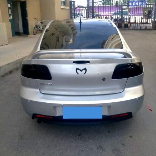 For Mazda 3 Spoiler 2006 2007 2008 2009 2010-2013 Mazda3 Sedan Spoiler ABS plastic Material Car Rear Wing Color Rear Spoiler