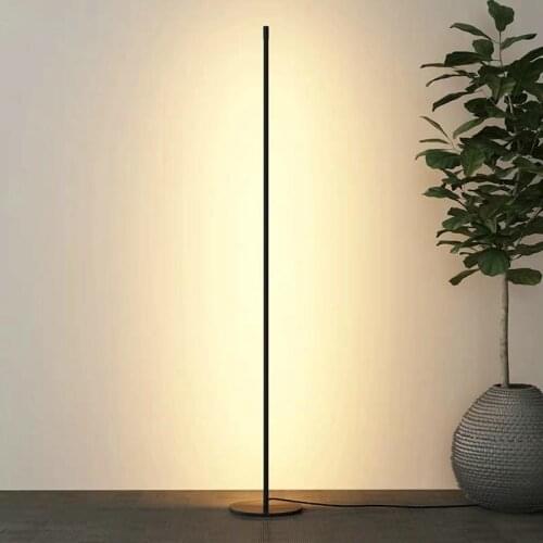 LED floor lamp Europe creative style post-modern simple light living room hotel study simple line floor lamp standing lamp LED