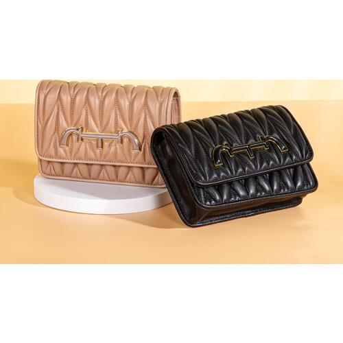 CHCH Sheep Leather Shoulder Bag Crossbody Bags For Women 2021 Fashion Simple Shoulder Simple Bag Ladies Cross Body Bag